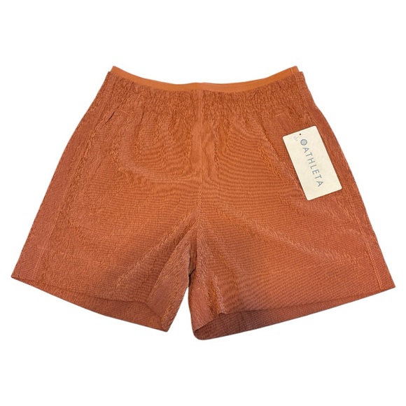 Athleta Pants - Athleta Burnt Orange Echo Shorts 5” New Size 4 Quick Drying Breathable  $79